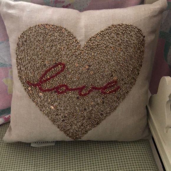 Pottery Barn Other Pottery Barn Love Pillow Perfect Condition